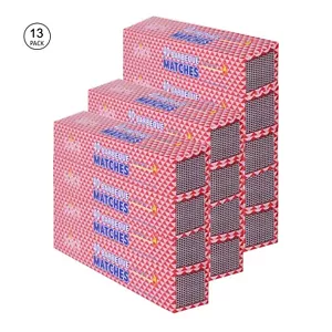 Spark Pack of 13 x 40 (520 Matches) Long Wooden Matches 11" BBQ Barbeque Lot - Picture 1 of 5