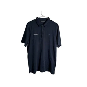 Travis Mathew Bud leichtes Golf Poloshirt Performance sportlich Freizeit schwarz L - Bild 1 von 6