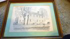 Charles H Overby Meeting House Framed & Matted Print