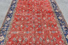  Amazing 10'x6' ft Floral Semi distressed Rug Handknotted Wool Carpet 9'5"x5.8