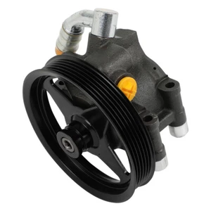 Power Steering Pump w/ Pulley For 2004-2008 Ford F-150 2006-2008 Lincoln Mark LT - Picture 1 of 5