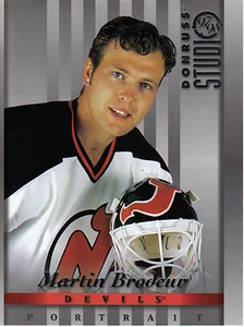 DONRUSS STUDIO MARTIN BRODEUR 8 x 10 PHOTO - Picture 1 of 1