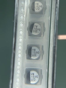 900 Condensadores electrolíticos de aluminio Nichicon UUD1C151MCL1GS 150 μF 16 V NUEVOS - Imagen 1 de 3