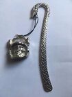 Space Helmet With Skull Inside TG279  Fine English Pewter On A DRAGON Bookmark