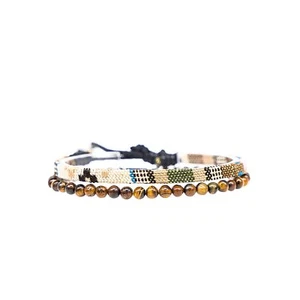 Handgefertigtes Armband Sommer Strand verstellbar wasserdicht Zubehör perlengeflochten - Bild 1 von 7