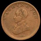 1783 Washington One Cent ✪ Vf Very Fine ✪ Colonial Coin 1C Copper ◢Trusted◣