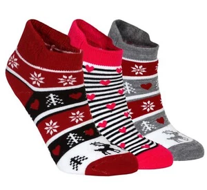 Warme Thermosocken, Rutschfester Sohle für Damen, kuschelige Haussocken 3 Paar, - Bild 1 von 18