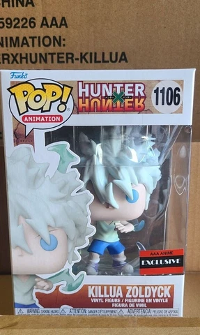 Funko Pop Hunter X Hunter Killua Godspeed Figure w Protector AAA Anime Exclusive Cover