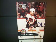 Mark Messier Pro Set 1991 Card #282 Edmonton Oilers NHL Hockey