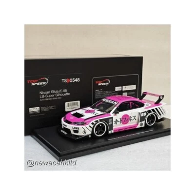 Nissan Silvia (S15) lb-Super Silhouette Auto Finesse SEMA VELOCIDAD MÁXIMA 1/18 #TS0548 Foto 1 de 2