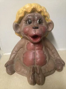 Vtg Monkey Blow Mold Ceramic 8” - Picture 1 of 7