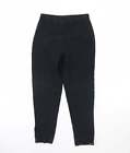 George Womens Black Polyester Cropped Leggings Size M L23 in
