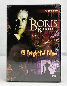 Boris Karloff Box - 15 Frightful Films (DVD, 2007, 5-Disc Set) - Picture 1 of 3