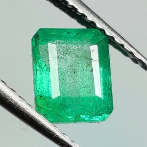 1.15 CT - Natural Zambian Emerald Octagon Shape Good Luster Gem - 9437 - Picture 1 of 2