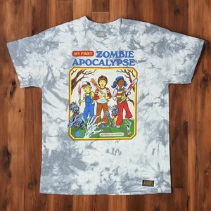 Steven Rhodes My First Apocalypse T-Shirt Adult Large Tye Dye Cartoon Retro Tee - Picture 1 of 5