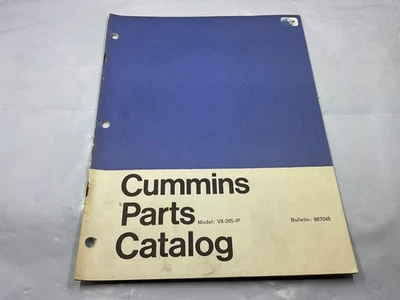 Cummins V8-265-IP Parts Catalog Manual 967045 1965 - Image 1 of 4