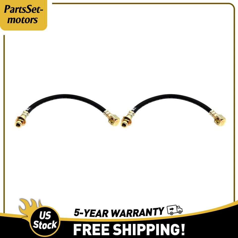 Mangueira hidráulica de freio dianteiro Raybestos 2 peças compatível com Oldsmobile 442 1969 1970 1971 - Imagem 1 de 3