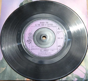 Disco Tex & The Sex-O- Lettes - Get Dancin' Black Vinyl 45rpm - Chelsea - 1974 - Picture 1 of 2