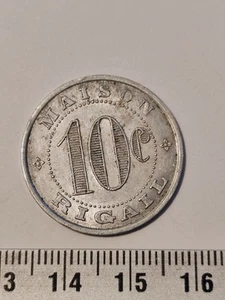 JETON 10 CENTIMES MAISON RIGAIL ST MATHIEU DE TREVIERS Ref21562J - Picture 1 of 2