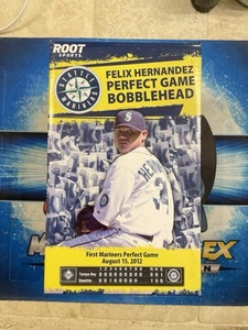 2013 SGA SEATTLE MARINERS FELIX HERNANDEZ PERFECT GAME BOBBLEHEAD (CHECK DESC) - Picture 1 of 7