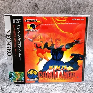 Neo Geo CD Ninja Commando ADK SNK Action Shooting Game Japan in Stock - Picture 1 of 13