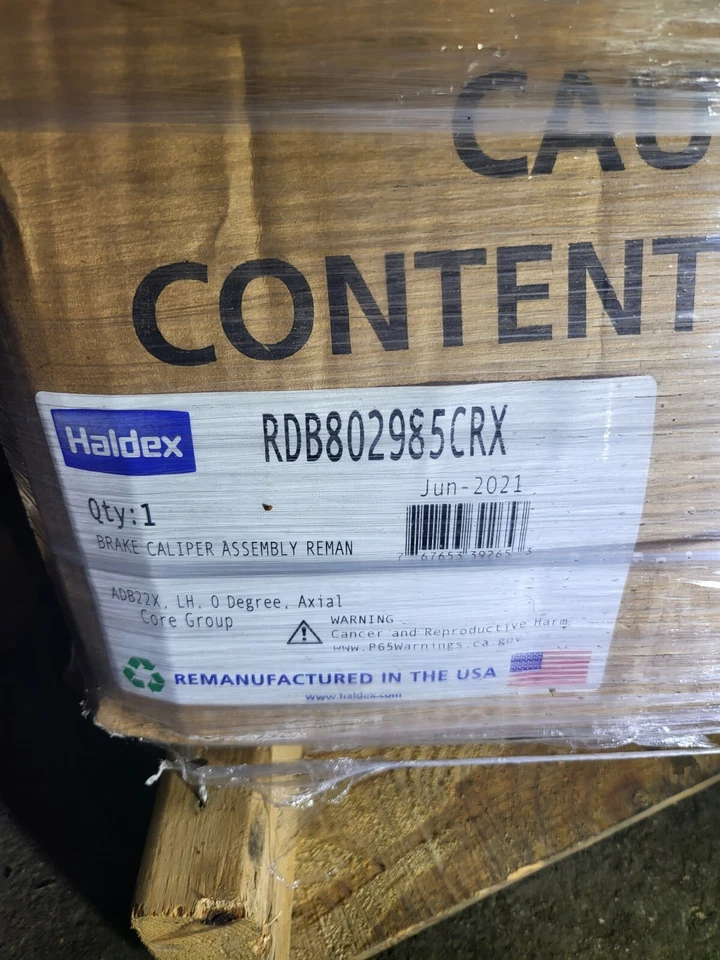 Pinza de disco de aire Midland Haldex RDB802985CRX eje Hendrickson izquierdo ADB22X Trail Foto 1 de 1