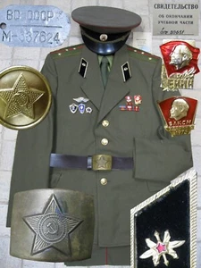 Uniform Captain Communications Troops Soviet Army Military Soviet Union USSR - Picture 1 of 24