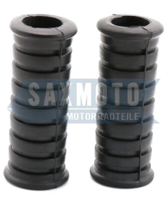 Reposapiés de goma traseros YAMAHA XT125 XT250 XT350 XT500 Rear Footrest Rubbers Foto 1 de 2