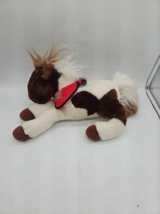 "Wells Fargo Bank JUGUETES R US 2005 Legendary Horse 12"" TRIXIE Poni Peluche Blanco Marrón" - Imagen 1 de 8