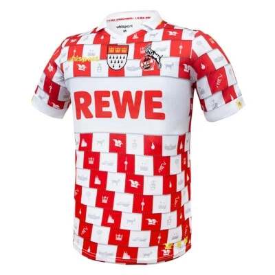 uhlsport 1.FC Köln Fastelovend Karnevaltrikot Lappenclown 2020 / 2021 weiß rot