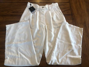 NWT $99.90 Women's Massimo Dutti Pants Pleated Chinos Tan Khaki Lightweight US 4 - Picture 1 of 10