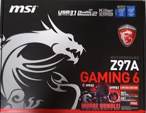 MSI Z97A GAMING 6 Mainboard LGA 1150 - Bild 1 von 4
