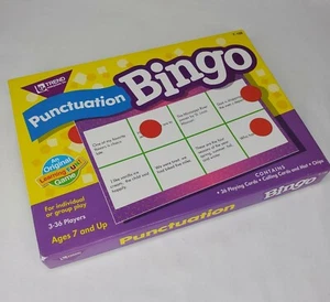 Punctuation Bingo Game Multiple Players Review Teachers Homeschool Resource New - Picture 1 of 5