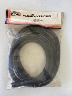 Pico 1/2" Black Convoluted Tubing 7' - 5142C - Image 1 of 4