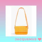 Jacquemus Le Carinu Schultertasche Orange Bouclé *NEU MIT ETIKETT*