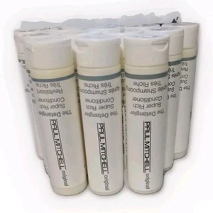 Paul Mitchell ~ The Detangler Acondicionador Super Rico Tamaño de Viaje 0.7oz Lote de 12 - Imagen 1 de 4