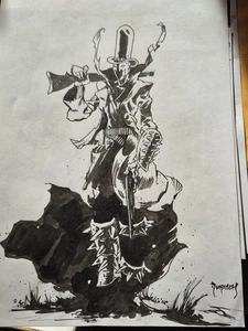 Mike Dubisch Gunslinger Spawn Original Comic Book Art Absolutely Fantastic!!  - Picture 1 of 11