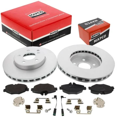 MAPCO Dischi Freno 295mm + Pastiglie Anteriori Adatto A per Mercedes Classe E - Immagine 1 di 2