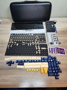 KBD8X MKIII Blue Orange Yellow Switch AP Stabilizer TKL Set Unicore USB-C PARTS - Picture 1 of 19