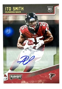 2018 Panini Playoff #233 Ito Smith RC Auto Atlanta Falcons - Picture 1 of 2
