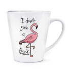 Flamingo I Don't Give A Flock 12Oz Latte Mug Cup - Funny Rude Joke Animal