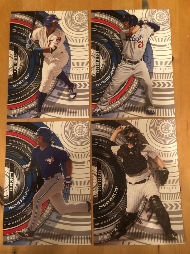 2017 Topps Bowman Tek Minor League Jumbo 5x7 /49 You Pick Free Shipping - Image 1 of 1