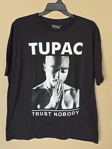 Camiseta Tupac Manga Corta Hombre Talla 2XL 100% Algodón Trust Nobody - Imagen 1 de 7
