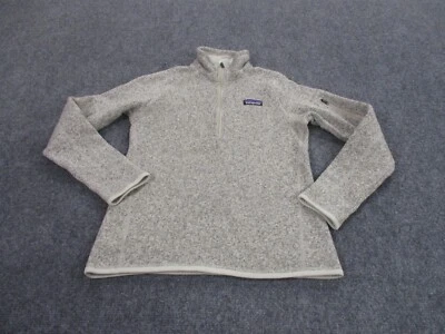 Jaqueta Patagonia Adulto S Bege Melhor Suéter Lã Acampamento Ao Ar Livre Feminina - Imagem 1 de 4