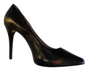 Michael Kors Pumps Damen 8,5 M klassisch schwarz Leder Absatz spitz zulaufend - Bild 1 von 11