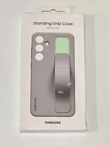 GENUINE Samsung Standing Grip Cover Case Galaxy S24+ Plus - Taupe - Zdjęcie 1 z 3