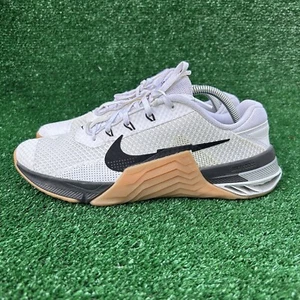 Talla 10 Nike Metcon 7 Crossfit Zapatos de Gimnasio Para Hombres Blanco Gris Tenis CZ8281 101 - Imagen 1 de 10