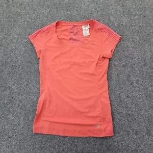 adidas Shirt Womens XSMALL pink activewear sports gym short sleeve Size XS - Picture 1 of 9