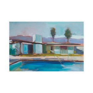 Leinwanddruck auf Papier Poster oder Gemälde Barbini Eddie The Pool - Bild 1 von 2