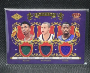 Stephen Curry #1 - 2009-10 Crown Royale - Rookie Royalty - Materials - 166/499 - Picture 1 of 2